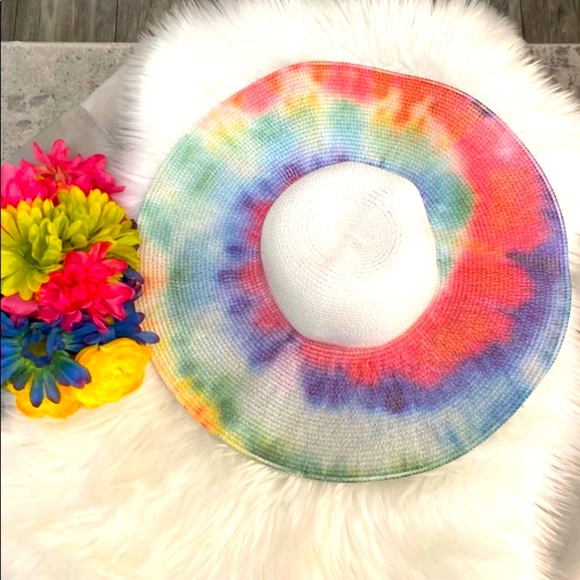 Accessories - FIRM PRICE! NEW! Tie Dye Sun Hat Beach Hat